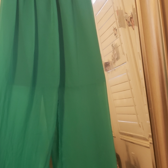 Turquoise slit shirt( small) - Picture 2 of 2